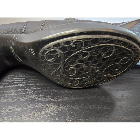 Dansko Bennett Black Nappa Leather Pump Slip On Heels size 40 - Picture 9 of 10